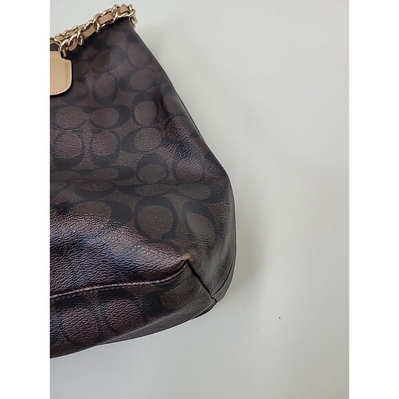 Coach Black and Tan Tote Bag - Picture 10 of 16